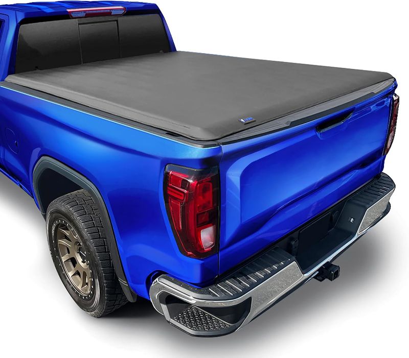 Photo 1 of **missing hardware** Tyger Auto T1 Soft Roll-up Truck Bed Tonneau Cover Compatible with 2019-2026 Chevy Silverado GMC Sierra 1500 (Not Fit 19 LD/Limited) | 5'10" (70") Bed | TG-BC1C9053