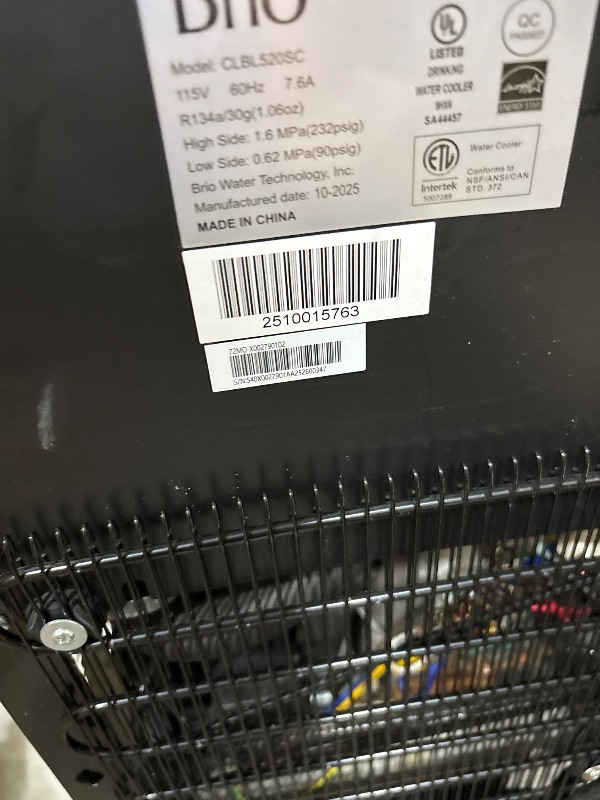 Photo 1 of **PARTS ONLY**Brio Self Cleaning Bottom Loading Water Cooler Water Dispenser – Limited Edition - 3 Temperature Settings - Hot, Cold & Cool Water