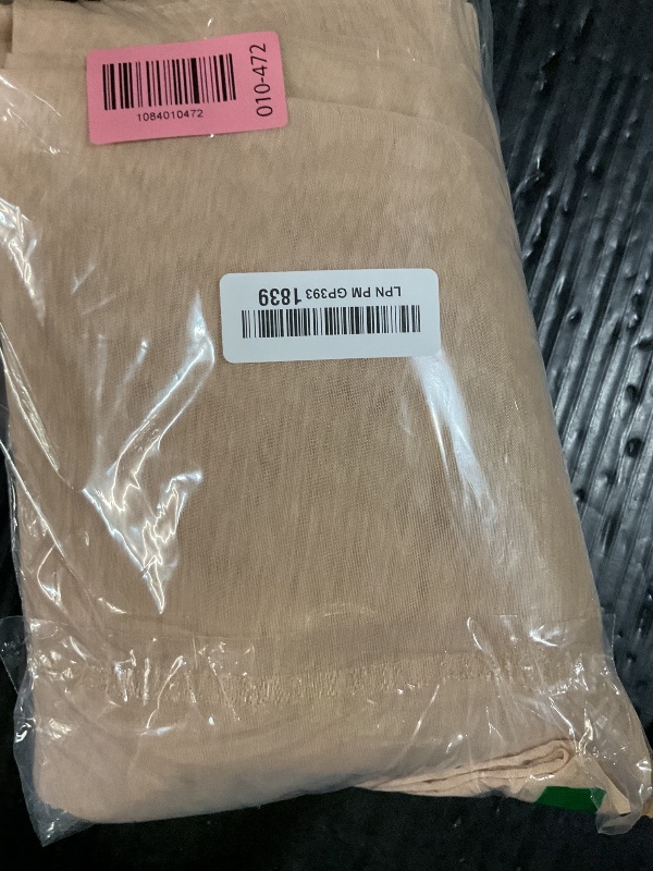 Photo 1 of ***STOCK PHOTO FOR REFERENCE ONLY***
KOUFALL Tan Beige Curtains 96 Inches Long Sheer 2 Panels Set Grommet Earth Tone Decor Earthy Accents One Way See Through Curtains for Living Room 96 Inch Length
