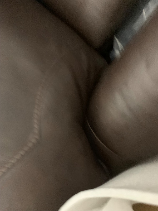 Photo 1 of ***STOCK PHOTO FOR REFERENCE ONLY***
CHITA Genuine Leather Power Recliner Sofa, Wall Hugger Reclining Loveseat with Power Headrest, Charging Ports, Reclining Sectional Couch for Living Room, RV, Dark Brown