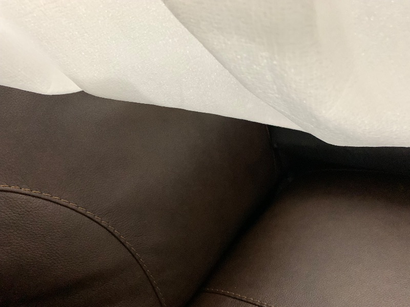 Photo 1 of ***STOCK PHOTO FOR REFERENCE ONLY***
CHITA Genuine Leather Power Recliner Sofa, Wall Hugger Reclining Loveseat with Power Headrest, Charging Ports, Reclining Sectional Couch for Living Room, RV, Dark Brown