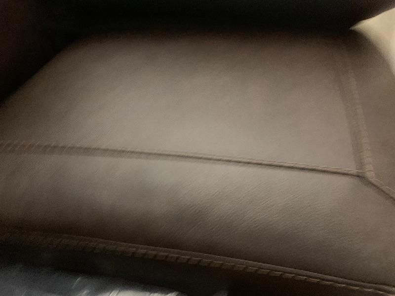 Photo 1 of ***STOCK PHOTO FOR REFERENCE ONLY***
CHITA Genuine Leather Power Recliner Sofa, Wall Hugger Reclining Loveseat with Power Headrest, Charging Ports, Reclining Sectional Couch for Living Room, RV, Dark Brown