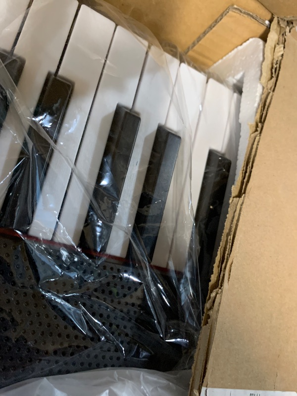 Photo 1 of ***MISSING PARTS***
88 Key Digital Piano, Electric Piano Keyboard with Semi Weighted Keys, Keyboard Piano with Sustain Pedal, Power Adapter, Stand, Carrying Case, Headphones, USB-MIDI Compatibility, for Beginner Adults