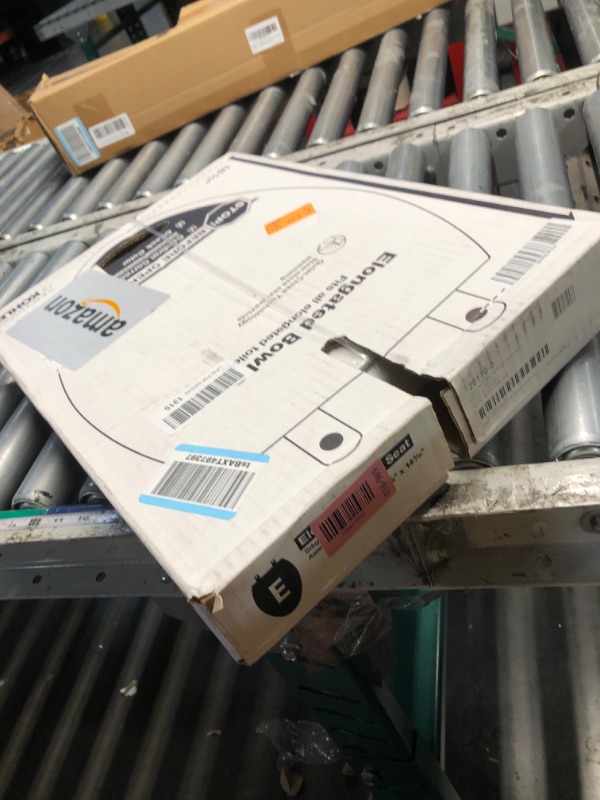 View 2 of ***FACTORY SEALED*** KOHLER 20110-0 Brevia, Slow Close Toilet Seat, Elongated Toilet Seat, Grip-Tight Bumpers Quick-Attach Hardware, White