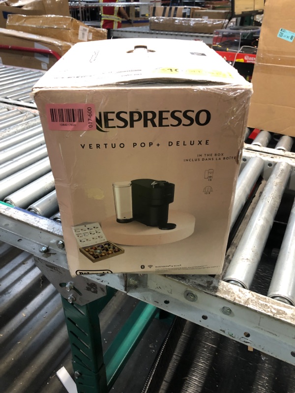 Photo 1 of ***NOT ABLE TO TEST***
Nespresso Vertuo Pop+ Deluxe Coffee and Espresso Maker by De'Longhi, Black Matte Dark Chrome