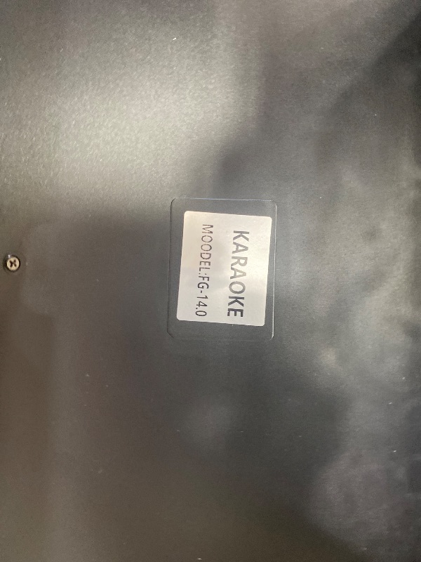 Photo 1 of **SCREEN IS DAMAGED, FOR PARTS ONLY**Karaoke Machine for Adults, Built-in 14 Inch Tablet with Lyrics Display, Portable Bluetooth Karaoke Speaker with 2 Wireless Microphones,800W Speaker, Connects to TV for Home Outdoor Party (Large)