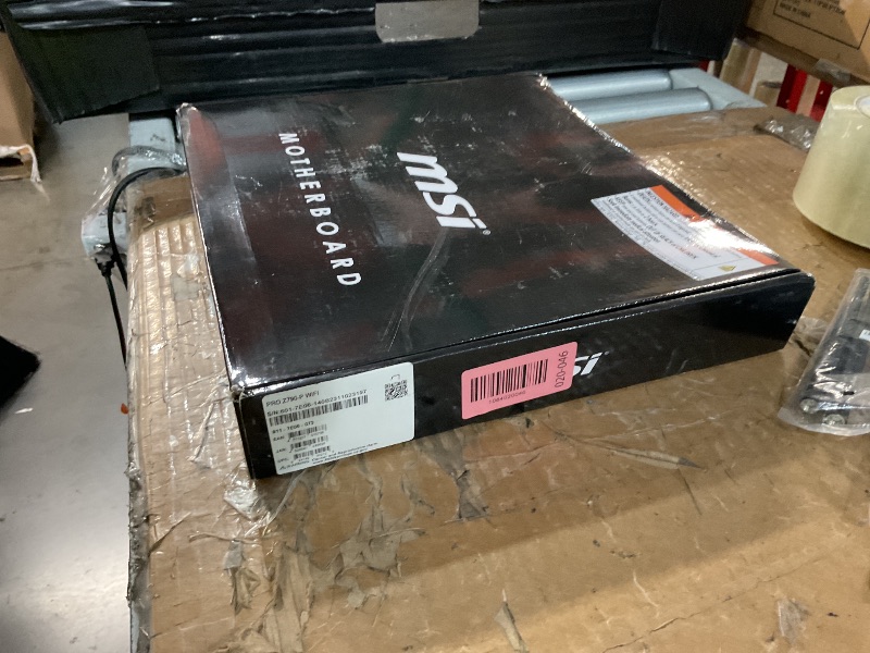 Photo 1 of ***DAMAGED - SEE NOTES/PICTURES***MSI PRO Z790-P WiFi ProSeries Motherboard (Supports 12th/13th/14th Gen Intel Processors, LGA 1700, DDR5, PCIe 5.0, M.2, 2.5Gbps LAN, USB 3.2 Gen2, HDMI/DP, Wi-Fi 6E, Bluetooth 5.3, ATX) (Renewed)