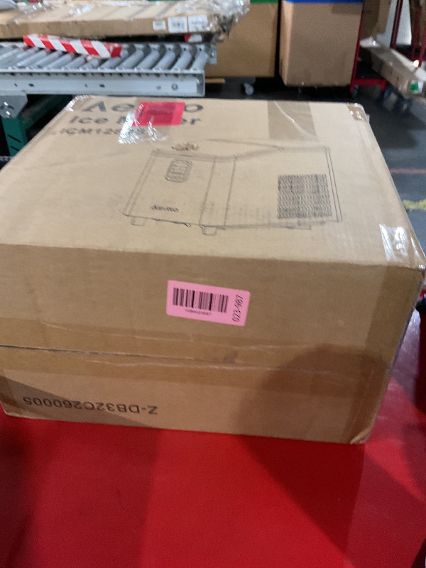 Photo 1 of ***FACTORY SEALED OPENED FOR INSPECTION***Aeitto Ice Maker Countertop 26lbs/24H, Ice Machine 8 Ice Cubes Ready in 6 Mins, 2 Sizes of Bullet Ice Portable Ice Makers with Basket & Scoop, Auto Self-Cleaning for Home/Kitchen/Office Stainless