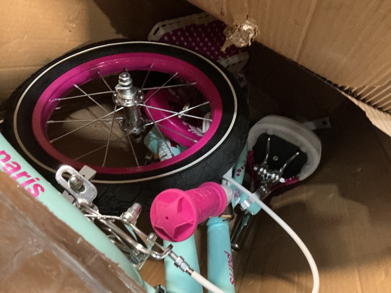 Photo 1 of ** parts only missing unknown parts**
JOYSTAR 14 Inch Girls Bike for 3-5 Years Old Kids Toddler Bike with Training Wheels and Handbrake for Early Rider Birthday Gift Kids' Bicycles Blue