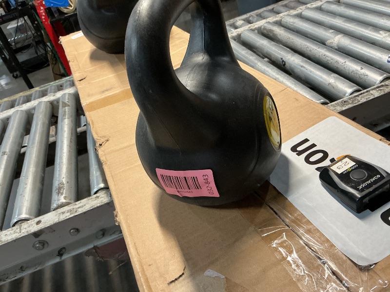Photo 1 of ***STOCK IMAGE FOR REFERENCE***
ALTLER Vinyl Plastic Concrete Kettlebell 10-50LBS Safe Strength Training Kettlebell Anti-Slip Grip Weight for Home Workouts and Men/Women/Beginners
