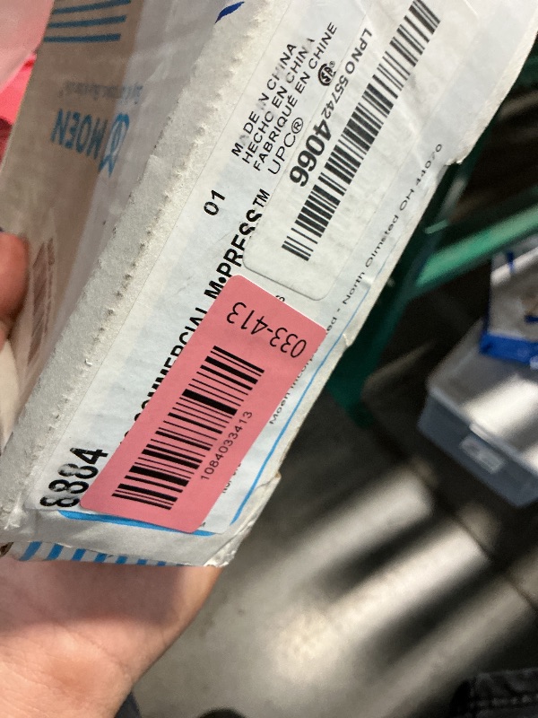 Photo 1 of ** missing parts **Moen Commercial Chrome M-Press Single-Mount Metering Bathroom Sink Faucet, 0.5 GPM, 8884