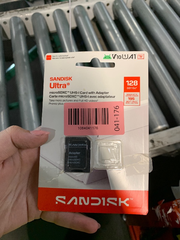 Photo 1 of ***missing sd card***SanDisk Ultra 128GB UHS-I Class 10 MicroSDXC Memory Card Up to 80mb/s SDSQUNC-128G with Adapter