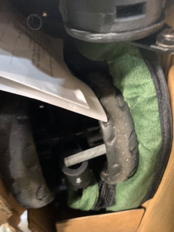 Photo 1 of **MISSING WHEEL BAR** ROODO 3 Wheel Pet Stroller Best Lightweight Foldable Compact Portable Jogger All Terrain Travel Pet Gear Puppy Kitty Stroller for up to 30lbs Medium Small Dogs and Cats(Green)