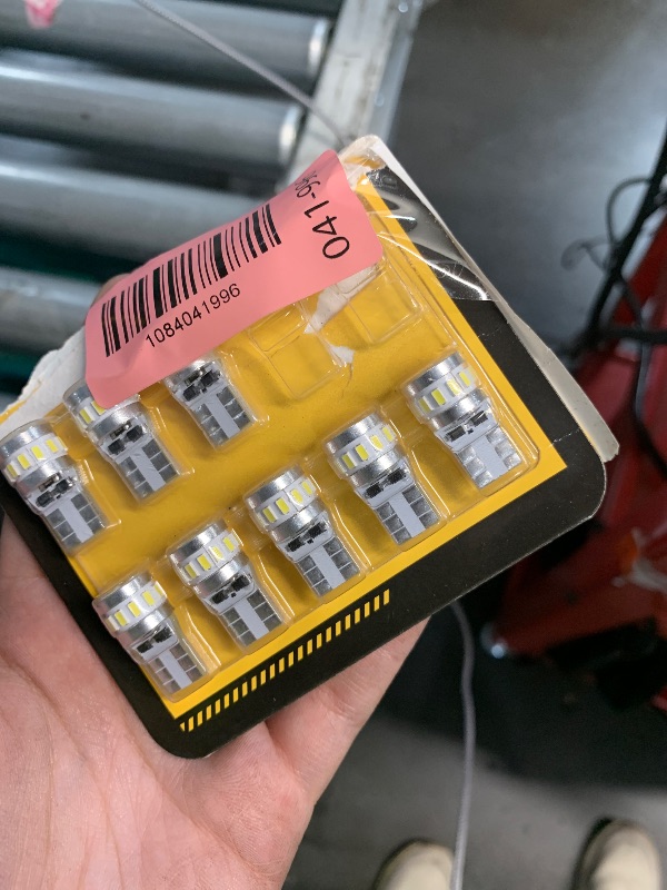 Photo 1 of ***missing 2***AUXITO Latest 194 LED Bulb 6500K White Super Bright 168 2825 T10 W5W LED Bulb for Car Dome Door Map Courtesy Trunk Cargo License Plate Tail Lights, Pack of 10