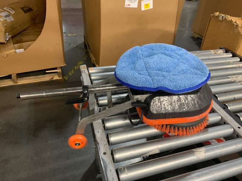 Photo 1 of **Parts Only** HHQ 15" Floor Buffer Machine, Commercial Floor Scrubber Machine with Brushes and Pads, Heavy Duty Floor Cleaner and Polisher- Deep Clean and Polish Your Floors with Ease
