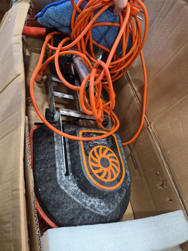 Photo 1 of **Parts Only** HHQ 15" Floor Buffer Machine, Commercial Floor Scrubber Machine with Brushes and Pads, Heavy Duty Floor Cleaner and Polisher- Deep Clean and Polish Your Floors with Ease