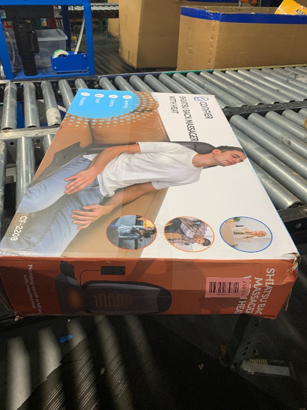 Photo 1 of ****UNABLE TO TEST***
COMFIER Shiatsu Back Massager with Heat, Kneading & Vibration,Massage Chair Pad for Back Relief deep,Chair Massager for,Hip,Heated seat Cushion,Home Office,Gifts for Women Men,Dad,Mom