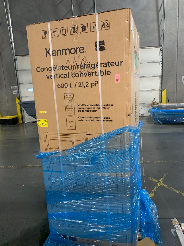 Photo 1 of ****TRUCK/TRAILER PICK UP ONLY*** ***FACTORY SEALED - OPENED FOR INSPECTION***
Kenmore 21.0 Cubic Feet Capacity Upright freezer - Convertible Refrigerator/Freezer, 4 Shelves, Garage Ready, Meat Storage, Auto Defrost, Congelador For Home, Apartment, Cotta