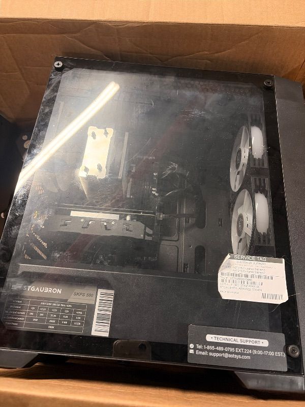 Photo 1 of ***MISISNG RAM***UNABLE TO TEST***
STGAubron Gaming PC Desktop Computer, Intel Core i7 up to 3.9G, GeForce RTX 3050 6G, 32GB RAM, 512GB SSD, WiFi 6, BT 5.0, RGB Fan x 4, Windows 11 Home