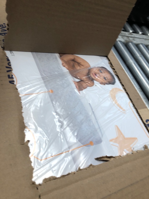 Photo 1 of ** ITEM IS A MATTRESS FOR A THREE AND ONE PORTABLE CRIB NOT A FULL-SIZE CRIB MATTRESS**
Dream On Me Baby Zzz 5” Full-Size Crib & Toddler Bed Mattress in a Box – GREENGUARD Gold & BSA Certified, Breathable, Water-Resistant, Machine Washable Cover, (52" L x