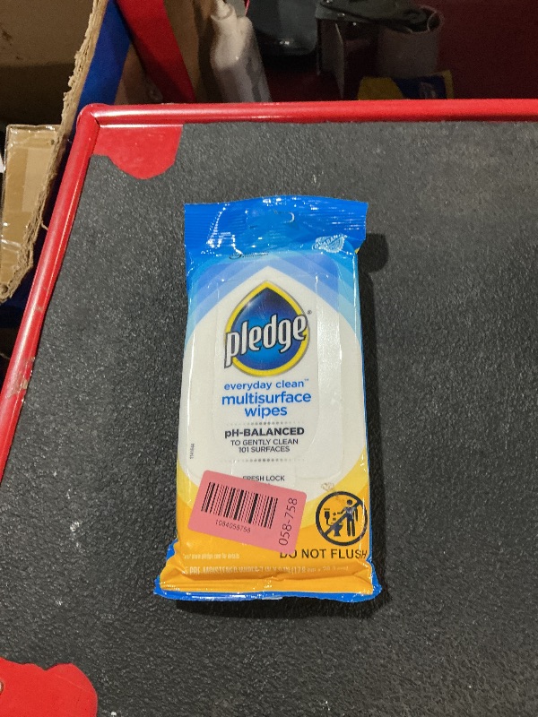 Photo 1 of ** only comes with one pack **
Pledge Multisurface Cleaning Wipes, pH Balanced, Fresh Citrus, 25 Count (Pack of 4, 100 Total Wipes)
