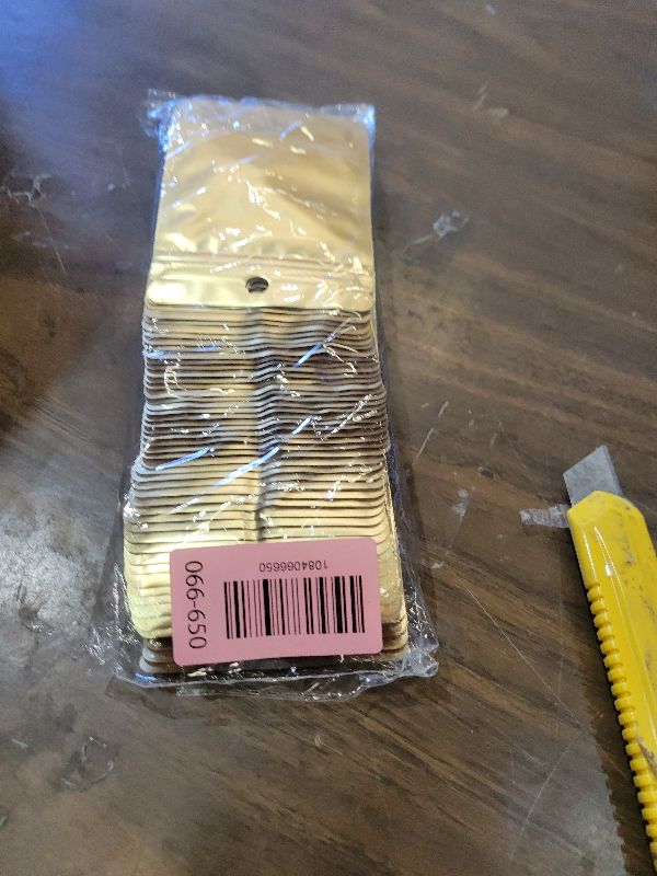 Photo 1 of 100 Pcs Gold Zipper Bags for Food Storage and Small Business(3.2x5.5 inch)