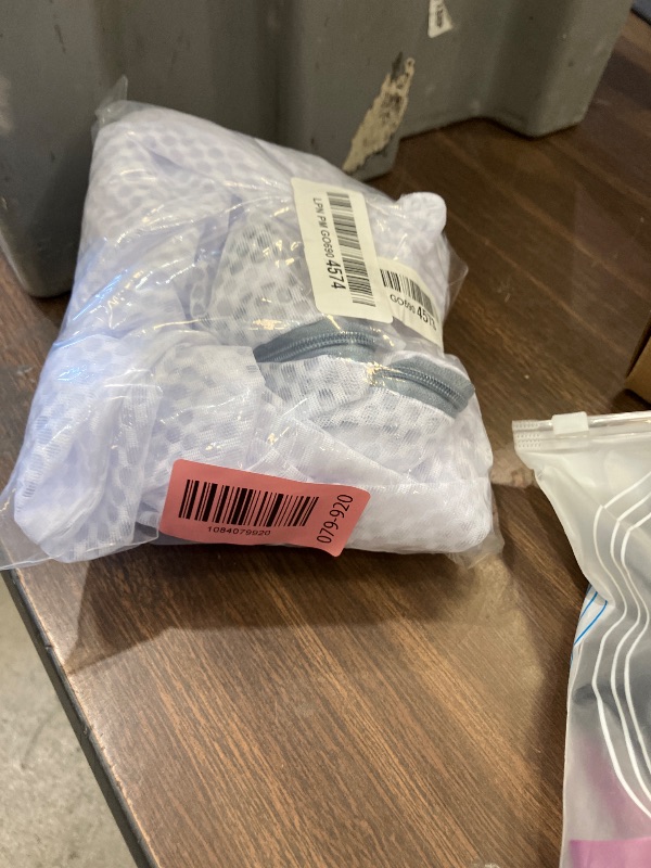 Photo 1 of 2Pcs Mesh Hanging Laundry Bags for Washing Machine, 15 X 12 inch Wash Bag for Clothes Delicates Lingerie with S Hooks