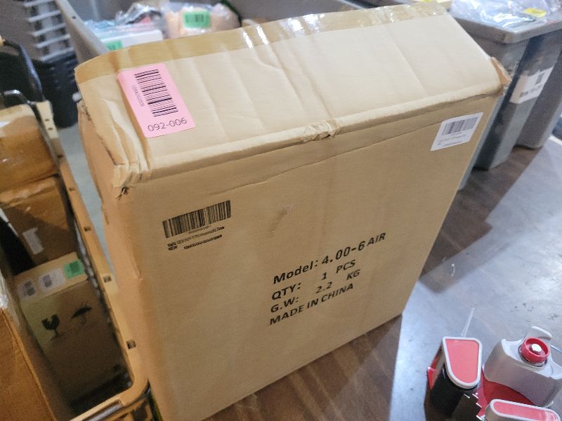 Photo 1 of 13 Inch 1 PC Rubber Pneumatic Replacement Tires and Wheels 4.00-6 with 5/8'' Axle Bore Hole, Inflated Air Wheel for Wheelbarrow/Wagon/Hand Truck/Trolley/Garden Scooter etc.