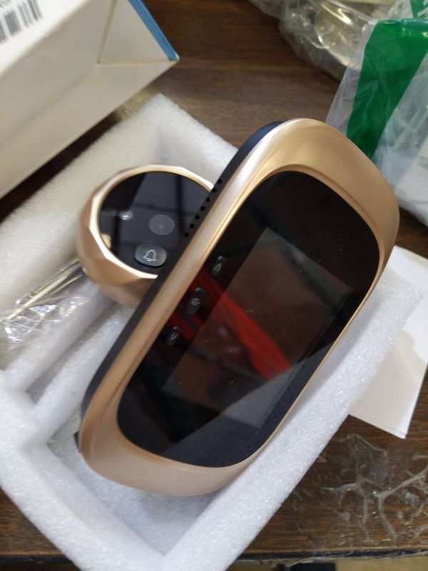 Photo 1 of 3.5 Inch Digital Hole Viewer with 120° Wide Angle LCD Screen – Battery Powered Electronic Door Camera for Home Security, Apartment, Hotel, Easy DIY Installation (Batteries Not Included)