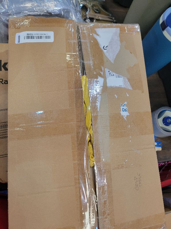 Photo 1 of 2 Pack 6FT Gold Satin Tablecloths for Rectangle Tables Spandex Table Cover