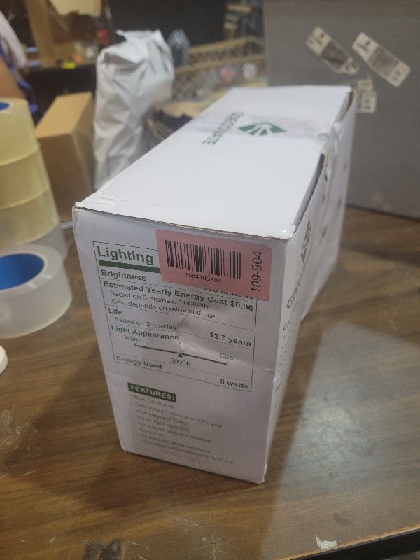 Photo 1 of 24 Pack A19 Light Bulbs Daylight 5000K 60 Watt Equivalent Led Light Bulb