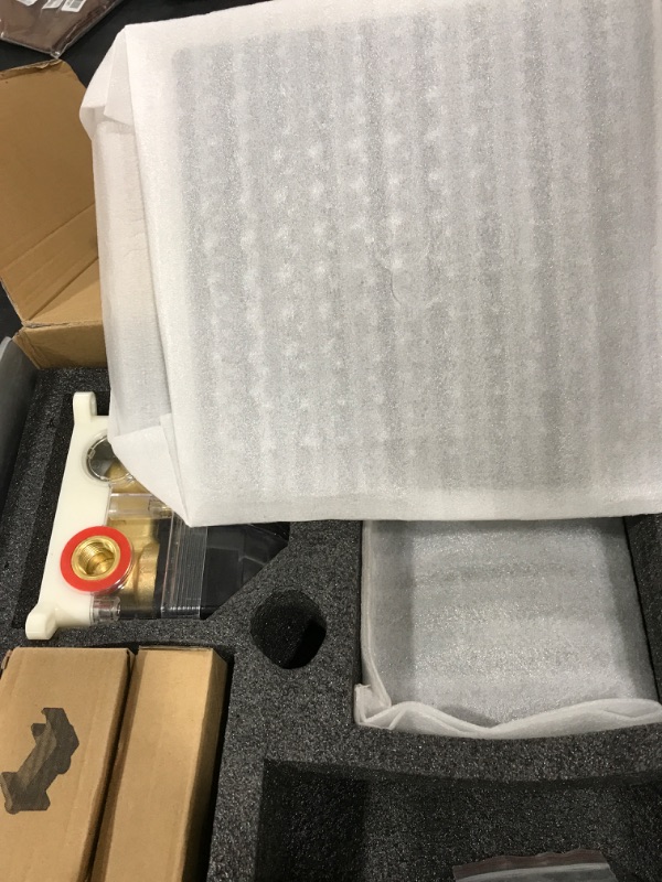 Photo 1 of RNDIOZD Shower Faucet Set, 10" Rain Shower, Matte Black
