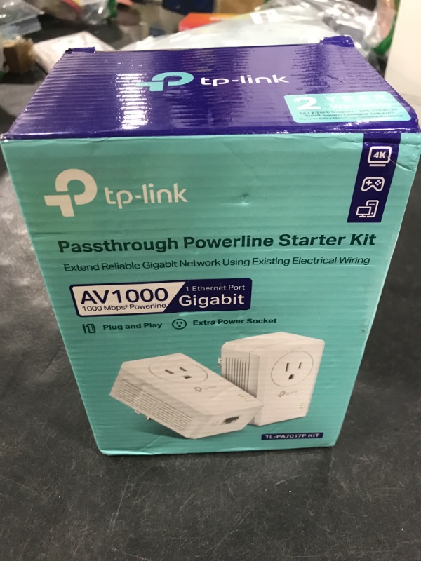 Photo 1 of TP-Link AV1000 Powerline Adapter Kit