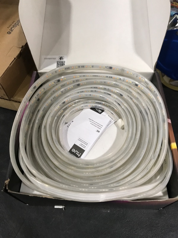 Photo 1 of Philips Hue Flux Outdoor Multicolor LED Strip Light, 33-Feet