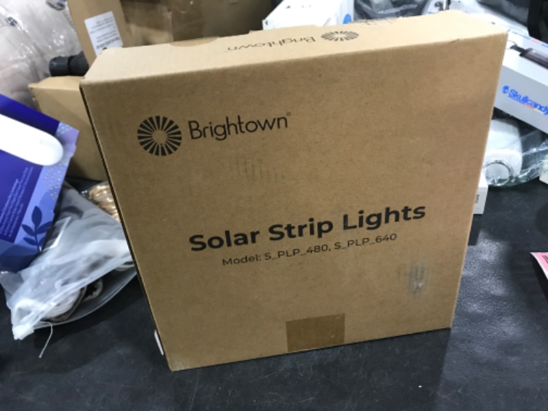 Photo 1 of Brightown 66FT Solar LED Strip Lights - Warm White