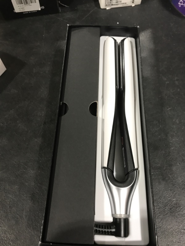 Photo 1 of ghd Chronos Smart Flat Iron Hair Straightener, White