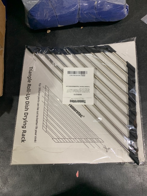 Photo 1 of Tomorotec Triangle Roll Up Dish Drying Rack