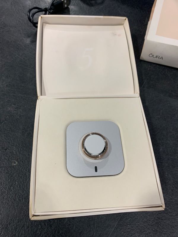 Photo 1 of Oura Ring 5 - Deep Rose - Size 9 - Smart Ring Health Tracker - Sleep, Activity, Women's Health, AI Advisor, 1 Week Battery Life, Oura App, Android & iOS Compatible