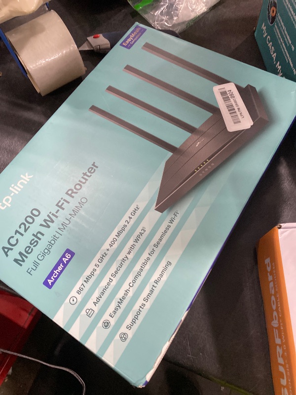 Photo 1 of TP-Link AC1200 WiFi Router (Archer A6)