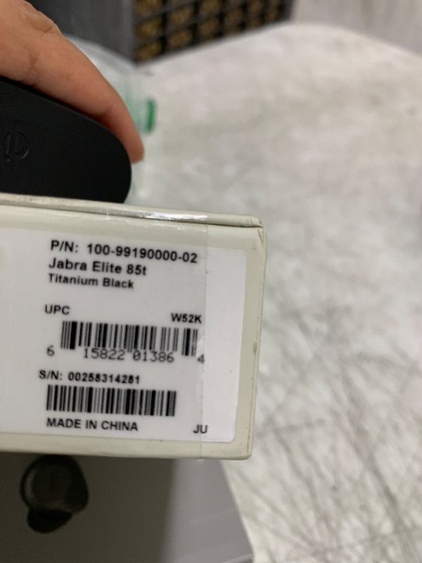 Photo 1 of Jabra Elite 85t Titanium Black Wireless Earbuds
