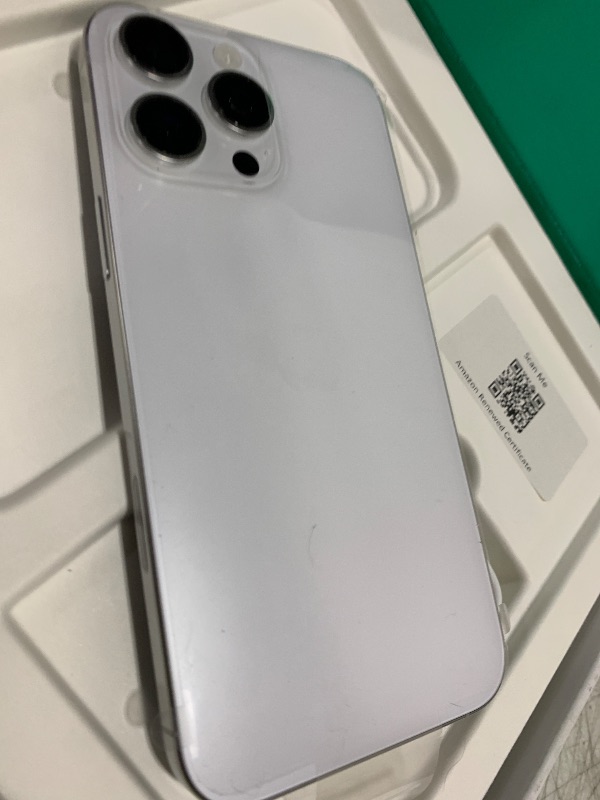 Photo 1 of Apple iPhone 16 Pro Max, 256GB, White Titanium - Unlocked