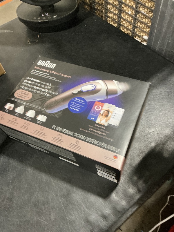 Photo 1 of Braun Skin i-Expert Smart IPL PL7219 at Home Laser Hair Removal for Women and Men with App, Premium Pouch, Venus Razor, 2 Smart Heads, Facial Trimmer