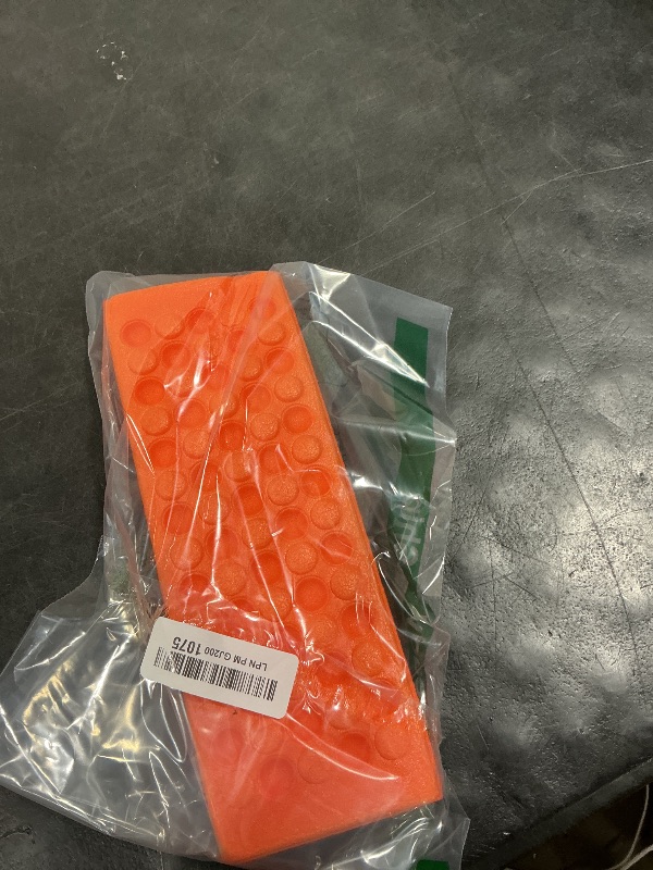 Photo 1 of Calsgkspray Orange Foldable Foam Sleeping Mat