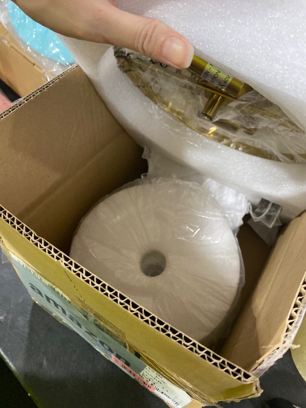 Photo 1 of AGV LIGHTING Gold Crystal Flush Mount Ceiling Light
