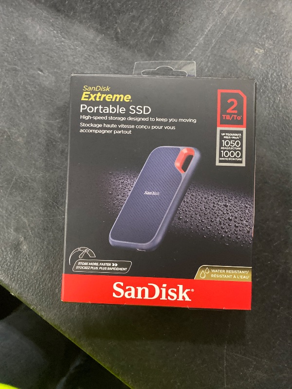 Photo 1 of SANDISK 2TB Extreme Portable SSD