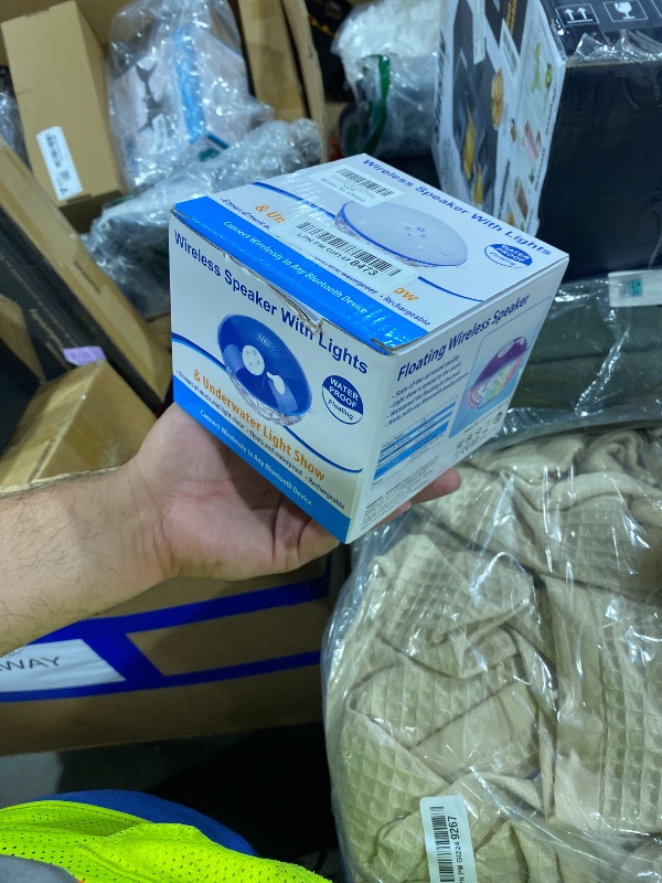 Photo 1 of Blufree Floating Bluetooth Speaker - Gray, IP68 Waterproof