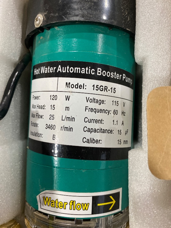 Photo 1 of SHYLIYU 120W Water Pressure Booster Pump