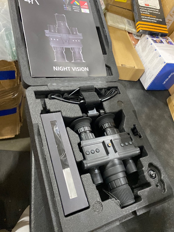 Photo 1 of Waaniynan 4K Night Vision Goggles, 8X Zoom, Helmet Mount