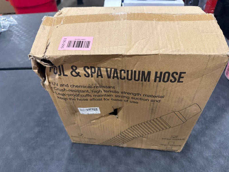 Photo 1 of GUEQUITLEX Pool Vacuum Hose - 27 ft, 1-1/4" Dia