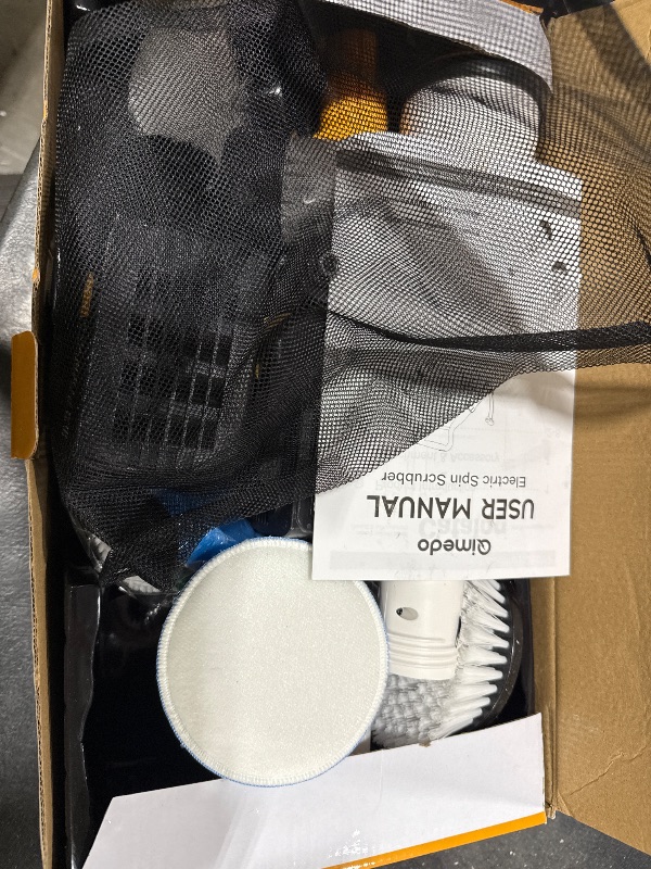 Photo 1 of qimedo Electric Spin Scrubber with 50-Inch Handle